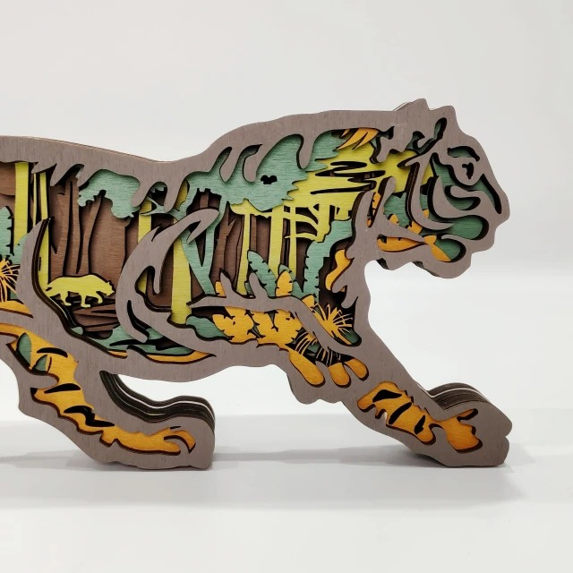 HOT SALE🔥-Tiger Wooden Carving Gift